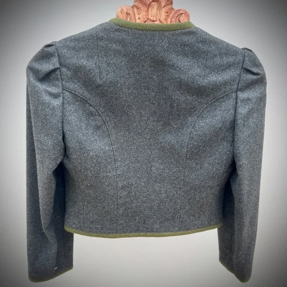 Gray Crop Jacket - Picture 3 of 3